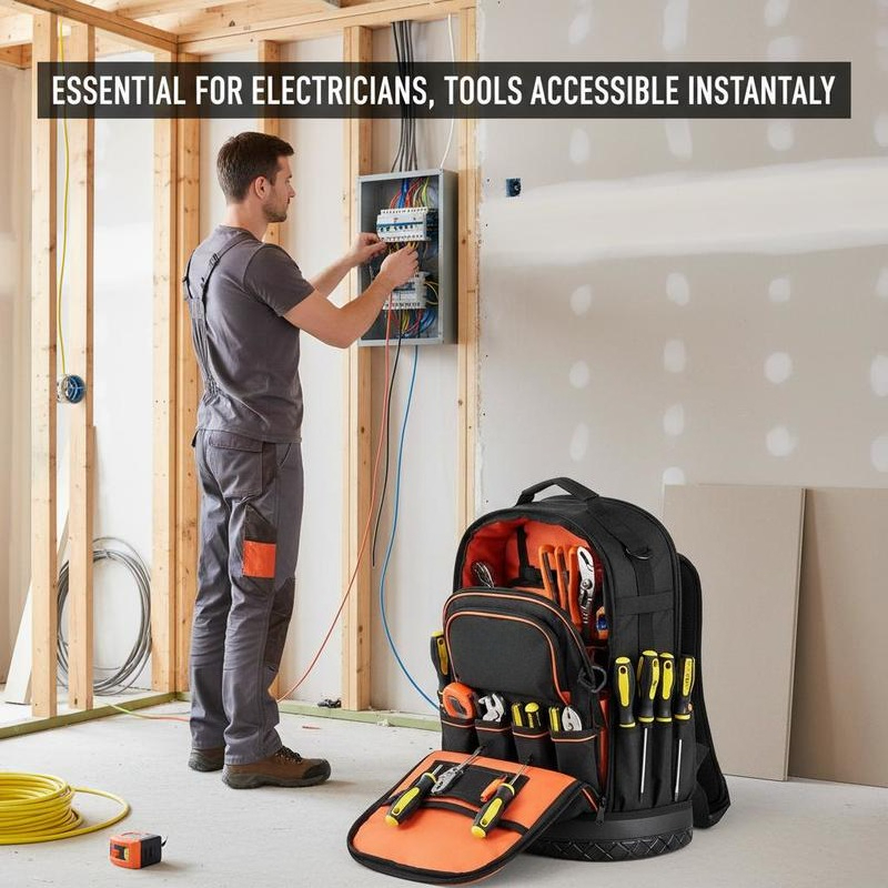 Heavy Equipment Electrical - Equipment Knapsack 18-Inch For Electrical Maintenance,