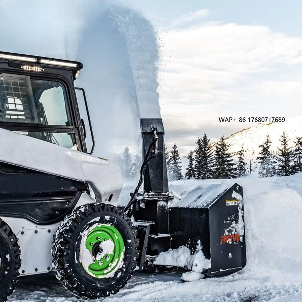 Skid Steer Loader - Skid Steer Loader Snow Blower