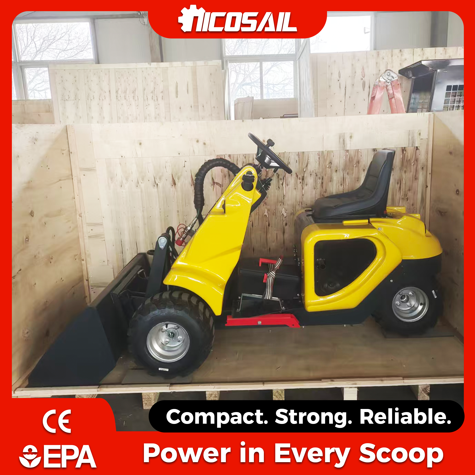 Skid Steer Loader - Hot Selling Mini Wheel Loader CE