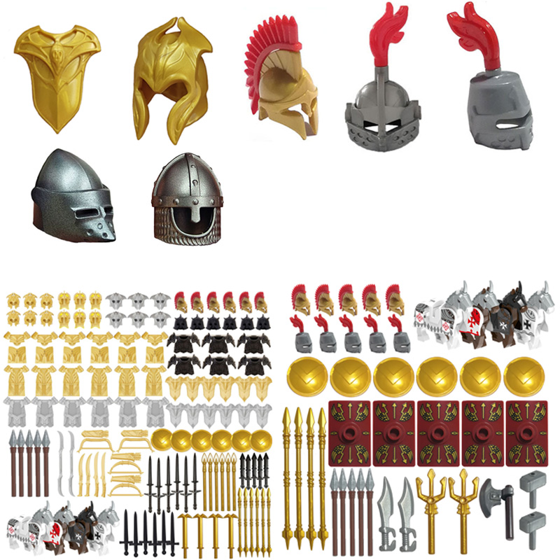 Heavy Equipment Armor - Retro Minifigure Weapons MOC Building Blocks