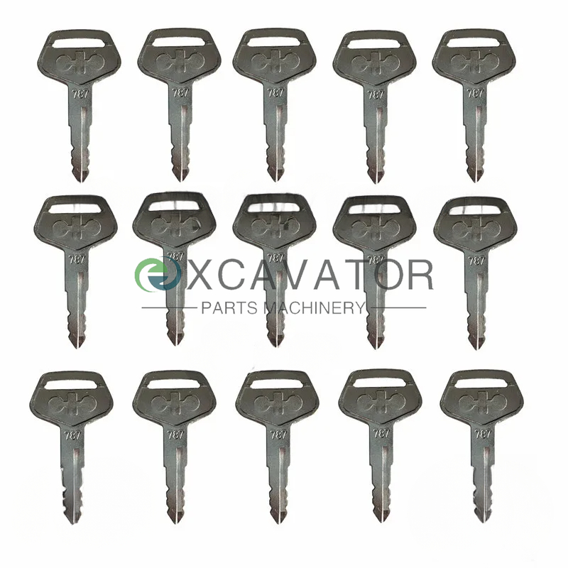 Heavy Equipment Hitachi - 15Pcs 787 Heavy Equipment key For