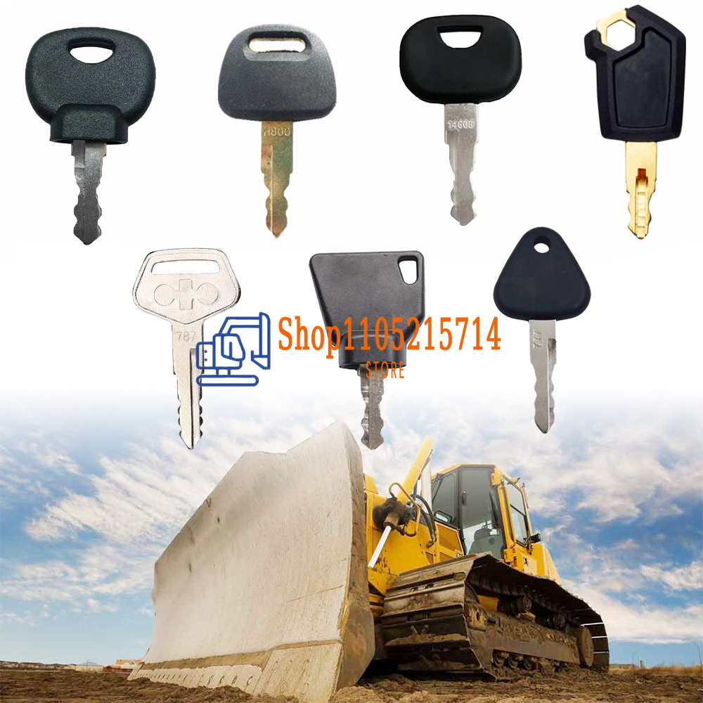 Heavy Equipment Hitachi - 7PCS Heavy Equipment Construction Ignition Keys