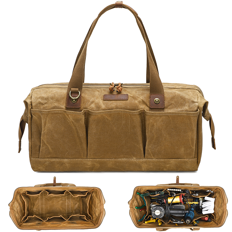 Heavy Duty Waxed Canvas Tool B - Heavy Equipment Storage reseña y precio