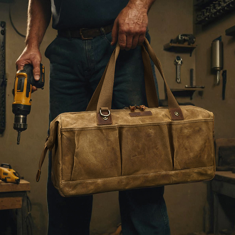 Heavy Duty Waxed Canvas Tool B - Heavy Equipment Storage reseña y precio