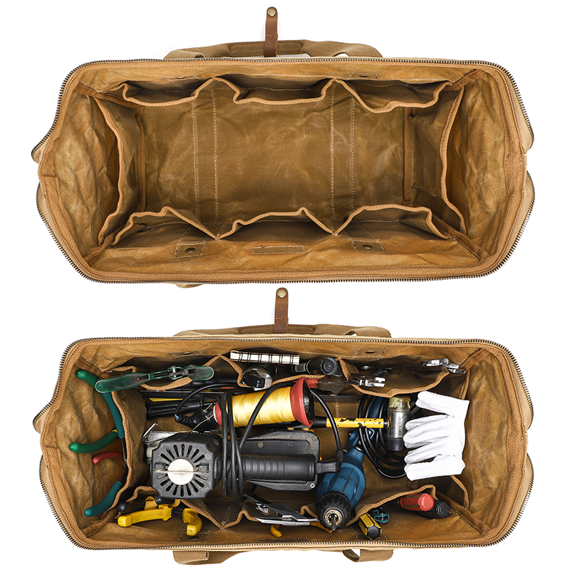 Heavy Duty Waxed Canvas Tool B - Heavy Equipment Storage reseña y precio