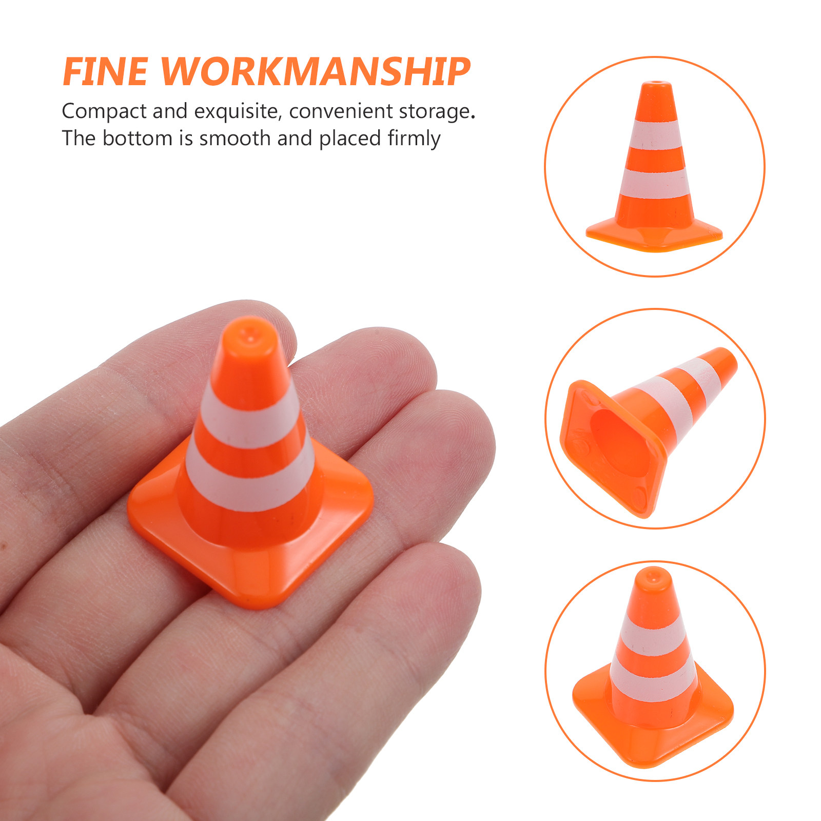 10Pcs Plastic Road Cones for K - Road Traffic Cone reseña y precio