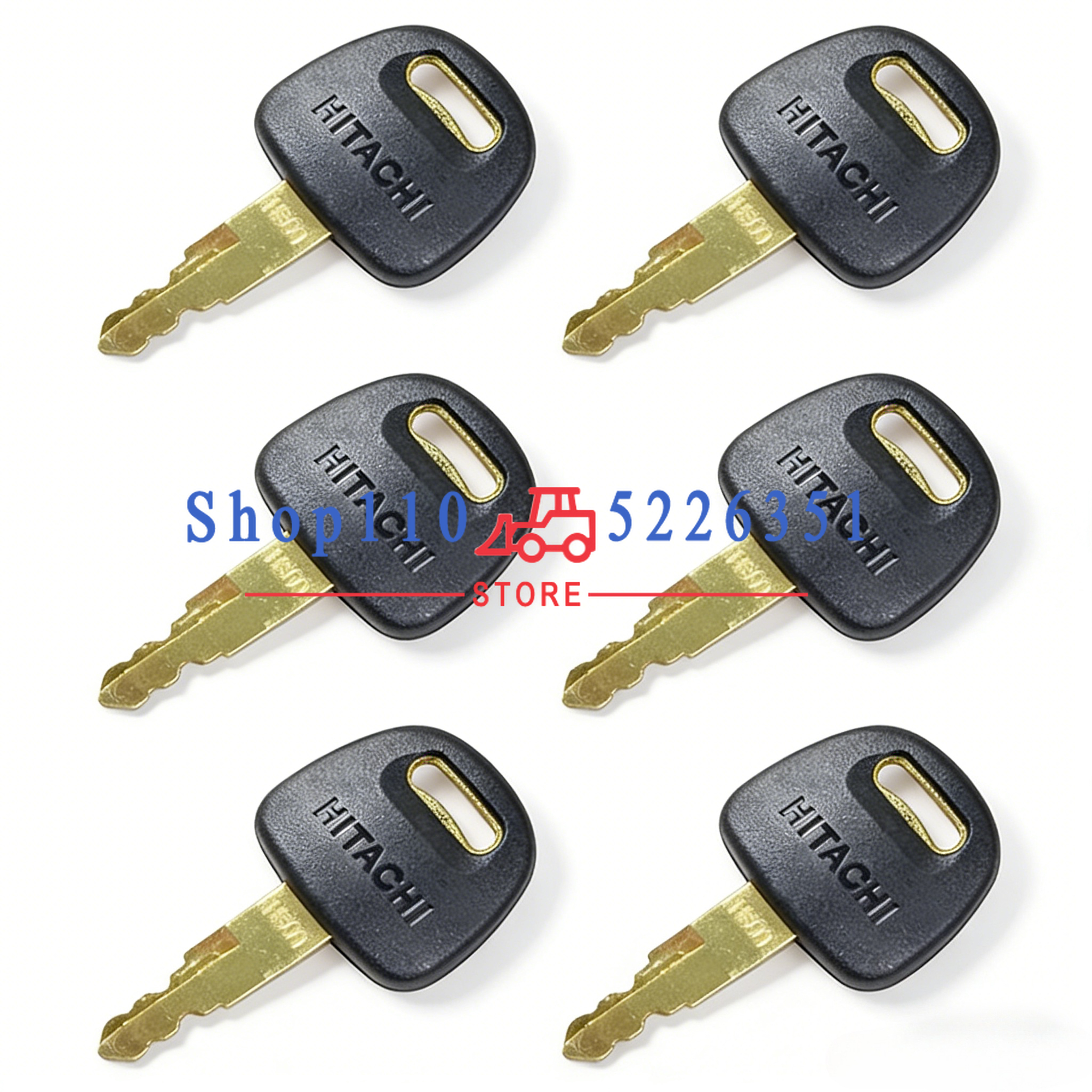 10/5PCS New Type H800 Keys for - Heavy Equipment Hitachi reseña y precio