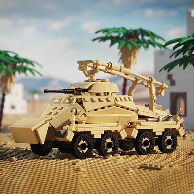 Heavy Armored Car Model MOC Bu - Heavy Equipment Armor reseña y precio