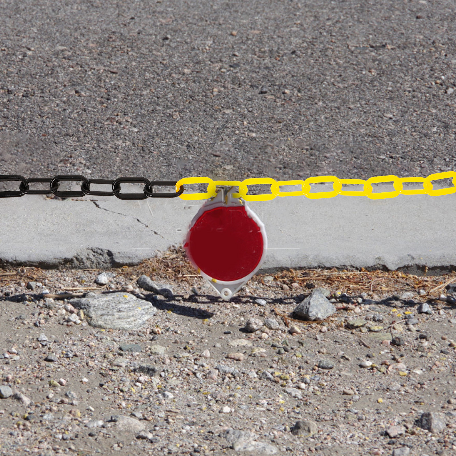 5 Meter Plastic Barrier Chain  - Road Traffic Cone reseña y precio