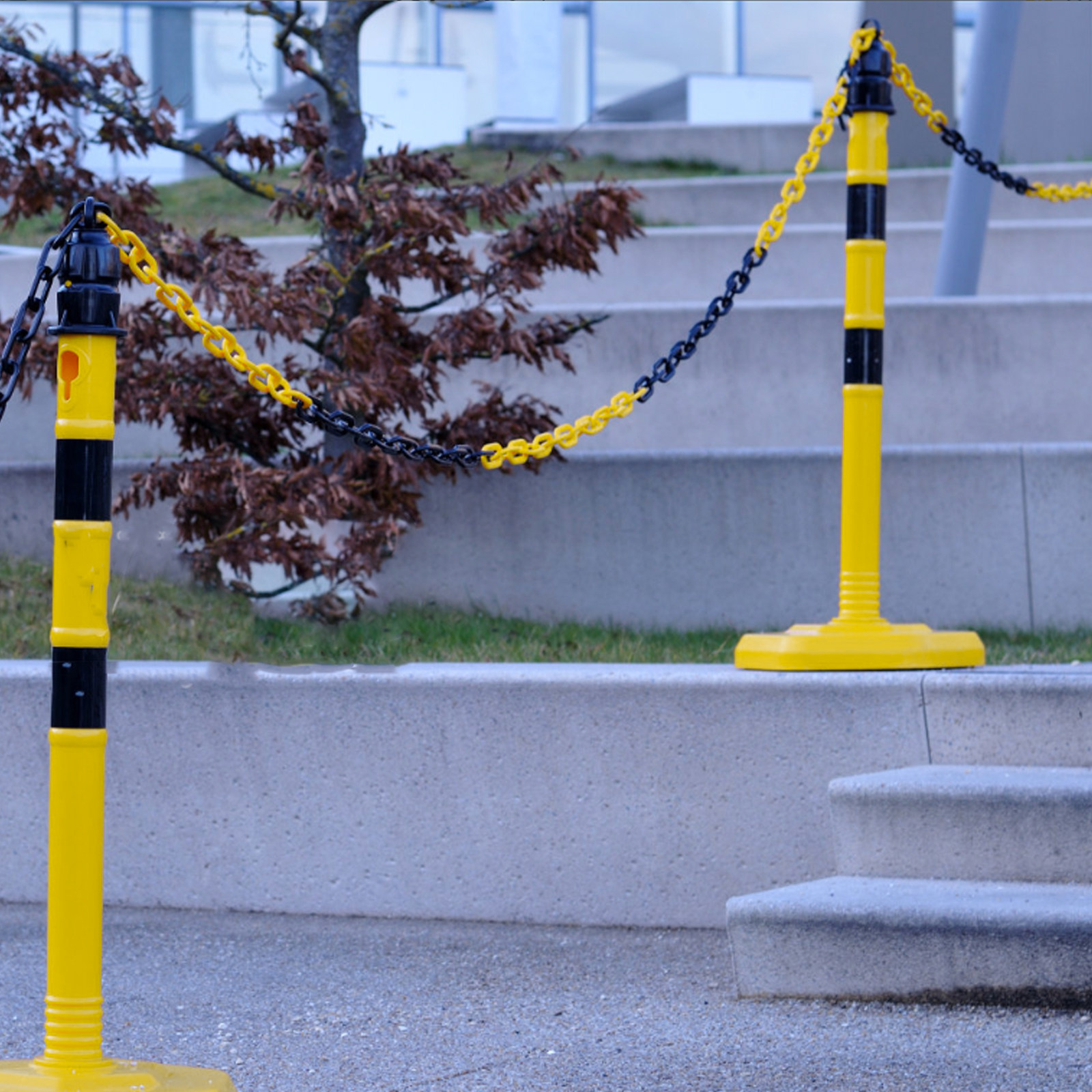 5 Meter Plastic Barrier Chain  - Road Traffic Cone reseña y precio