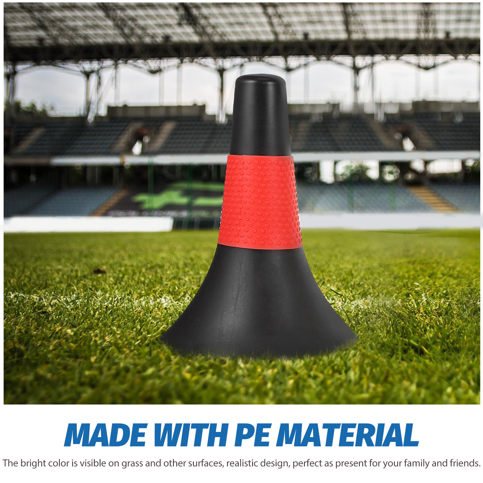 6Pcs Fine Detail Pe Soccer Con - Road Traffic Cone reseña y precio