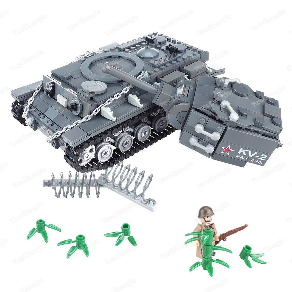 WW2 KV-2 Heavy tank Building B - Heavy Equipment Armor reseña y precio