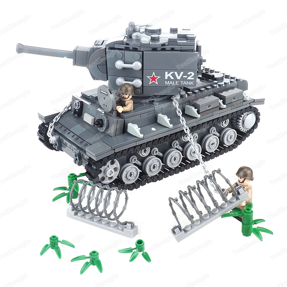 WW2 KV-2 Heavy tank Building B - Heavy Equipment Armor reseña y precio