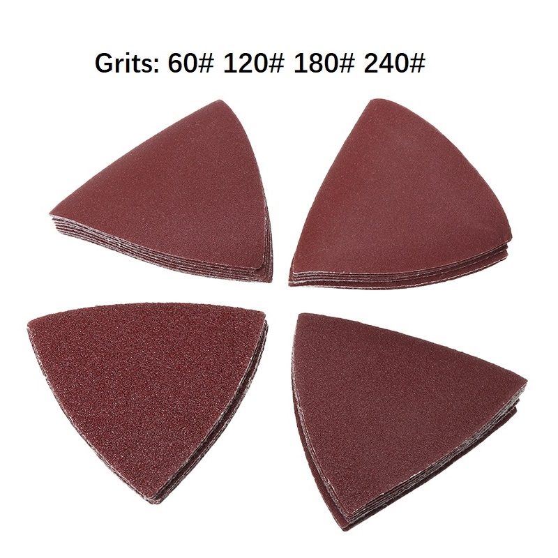 40pc Triangle Sandpaper 60/120 - Tools Heavy Equipment reseña y precio
