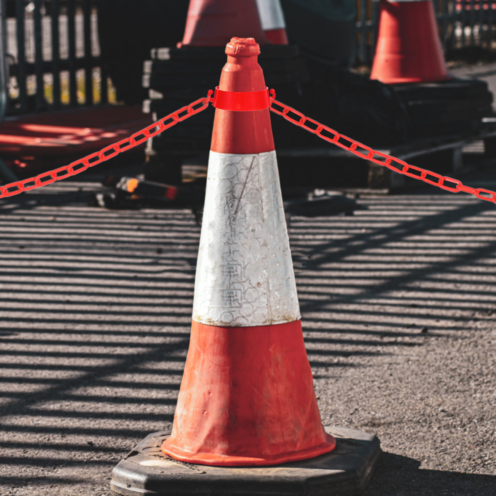 10Pcs Traffic Cone Chain Conne - Road Traffic Cone reseña y precio