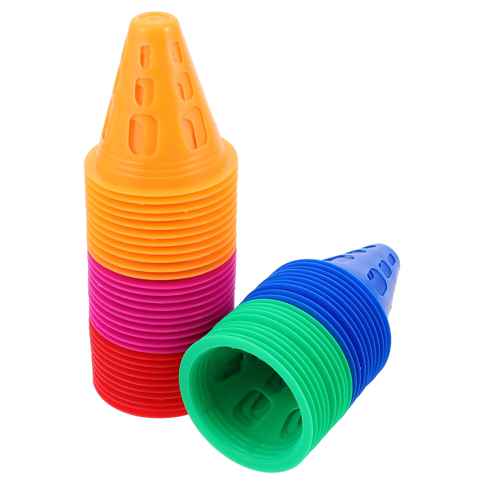 50Pcs Soft Stackable Skating C - Road Traffic Cone reseña y precio