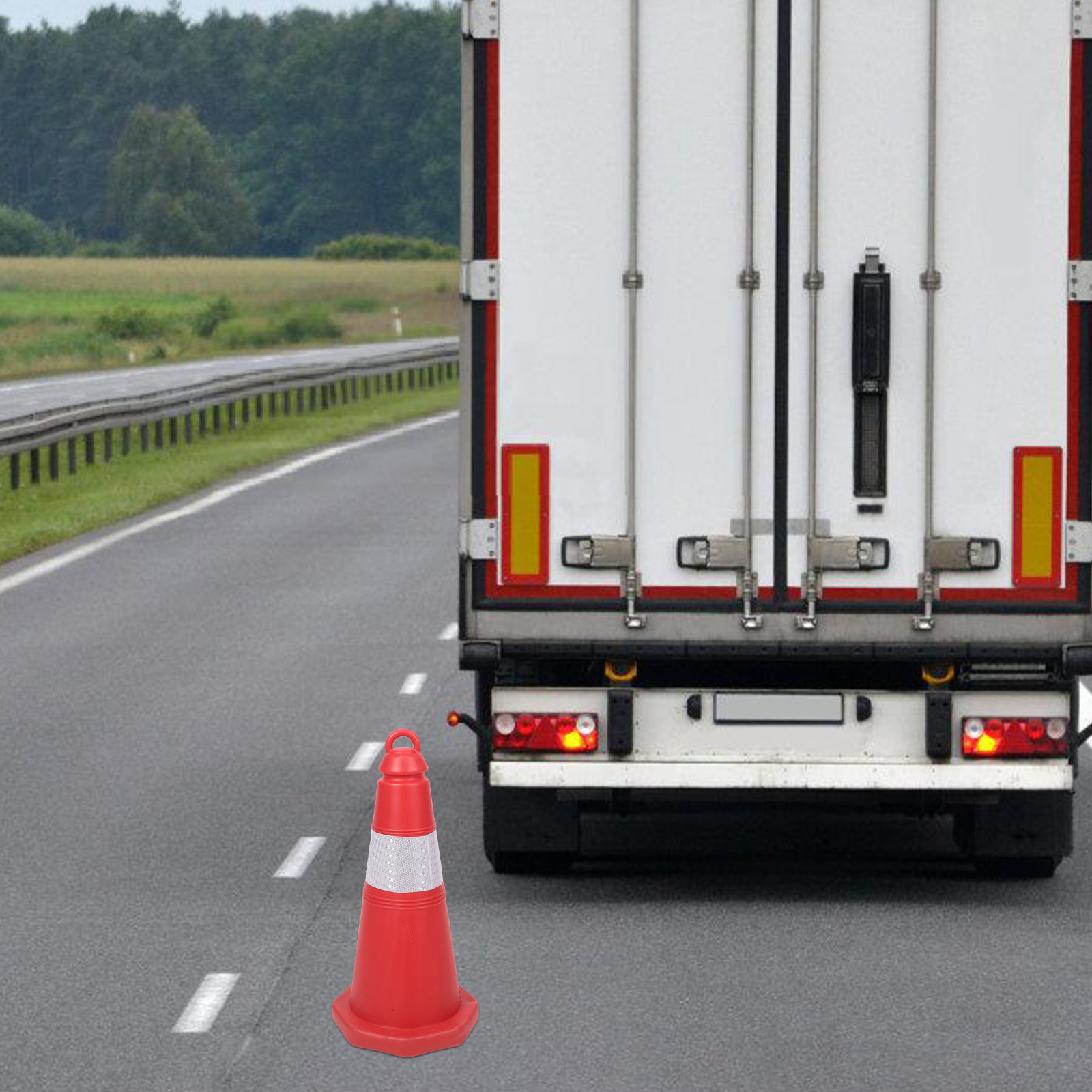 Reflective Traffic Safety Cone - Road Traffic Cone reseña y precio