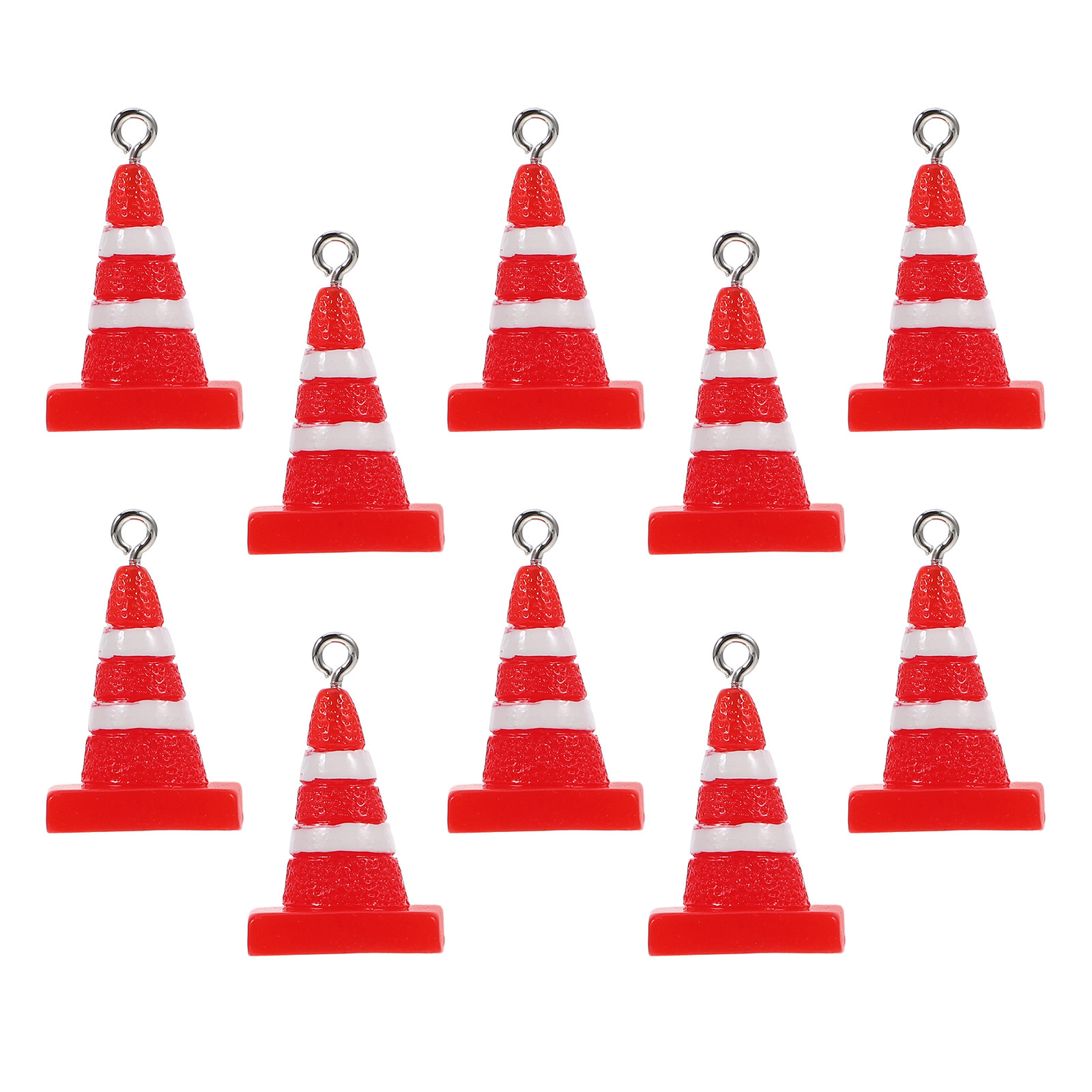 10Pcs Resin Pendant Charms Fun - Road Traffic Cone reseña y precio