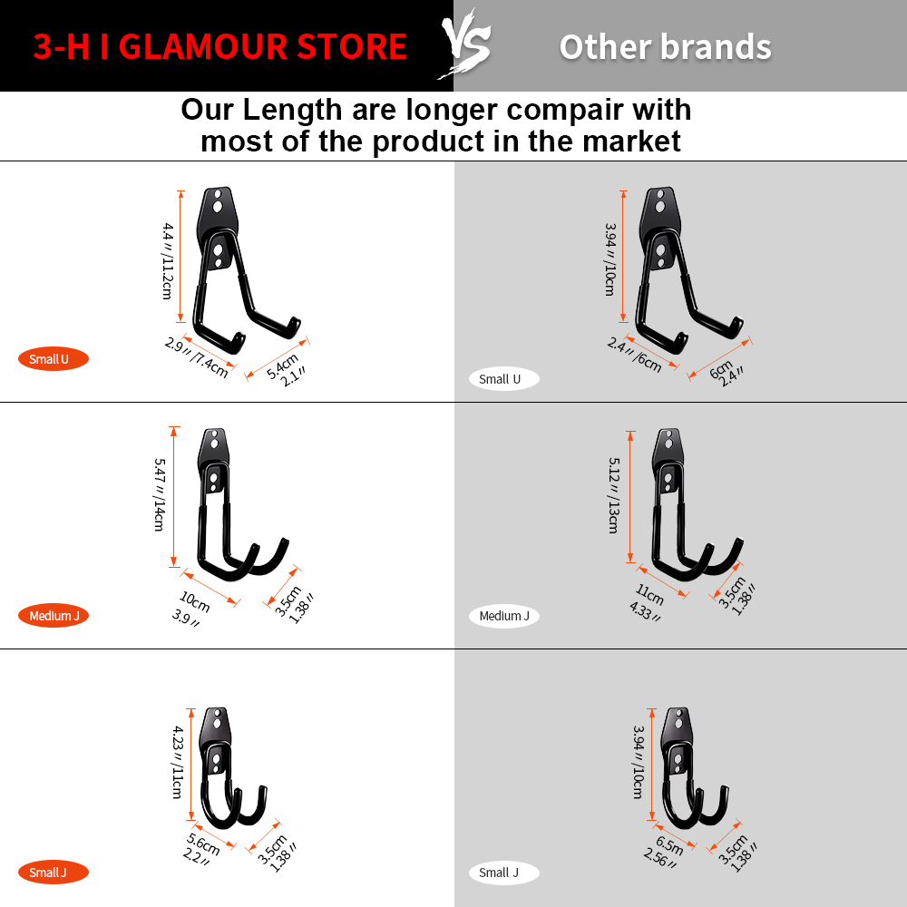 Heavy Duty Metal Hook Garage O - Heavy Equipment Storage reseña y precio