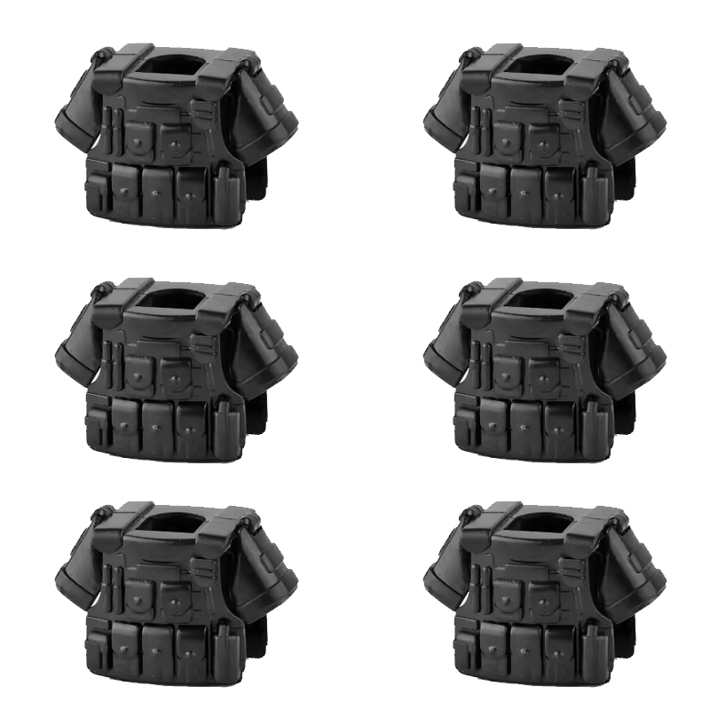6PCS/LOT Building Block Equipm - Heavy Equipment Armor reseña y precio