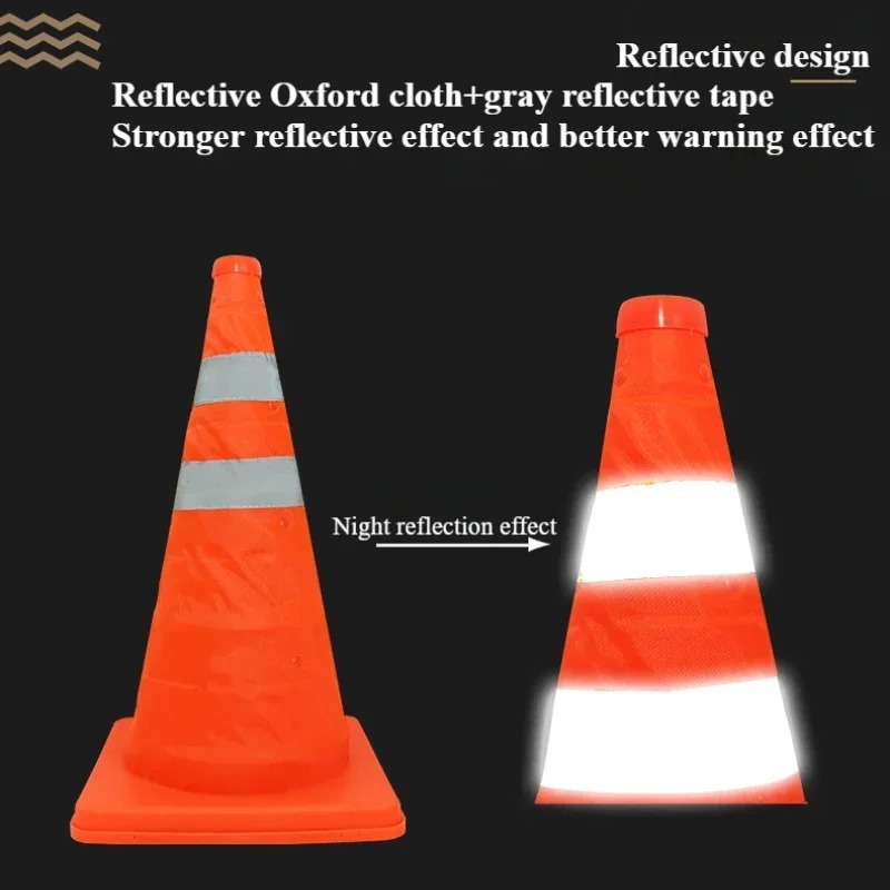 Foldable Traffic Reflective Sa - Road Traffic Cone reseña y precio