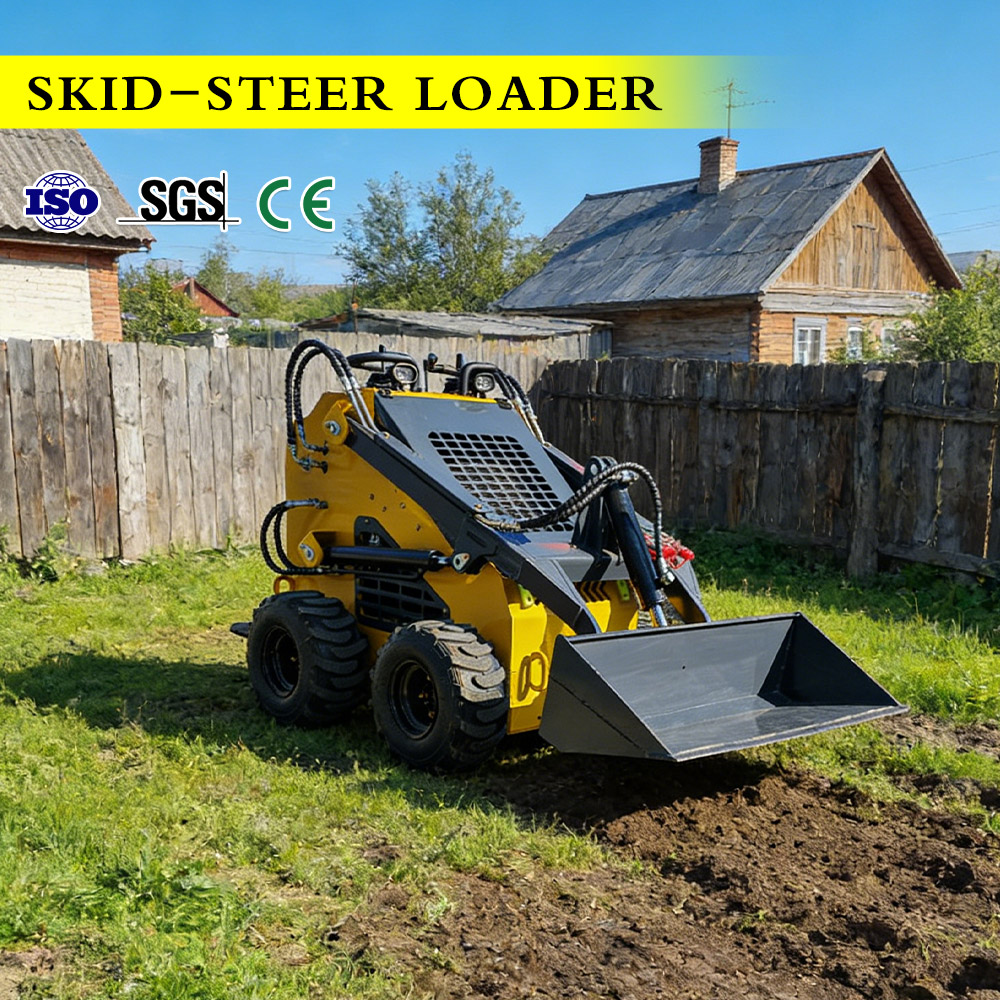 4WD Wheel Skid Steer Loader Co - Skid Steer Loader reseña y precio
