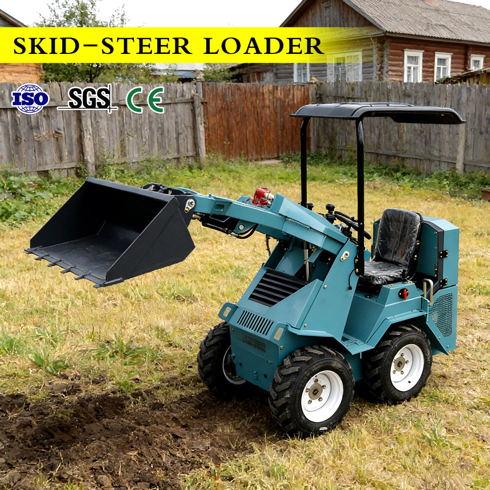 4WD Wheel Skid Steer Loader Co - Skid Steer Loader reseña y precio