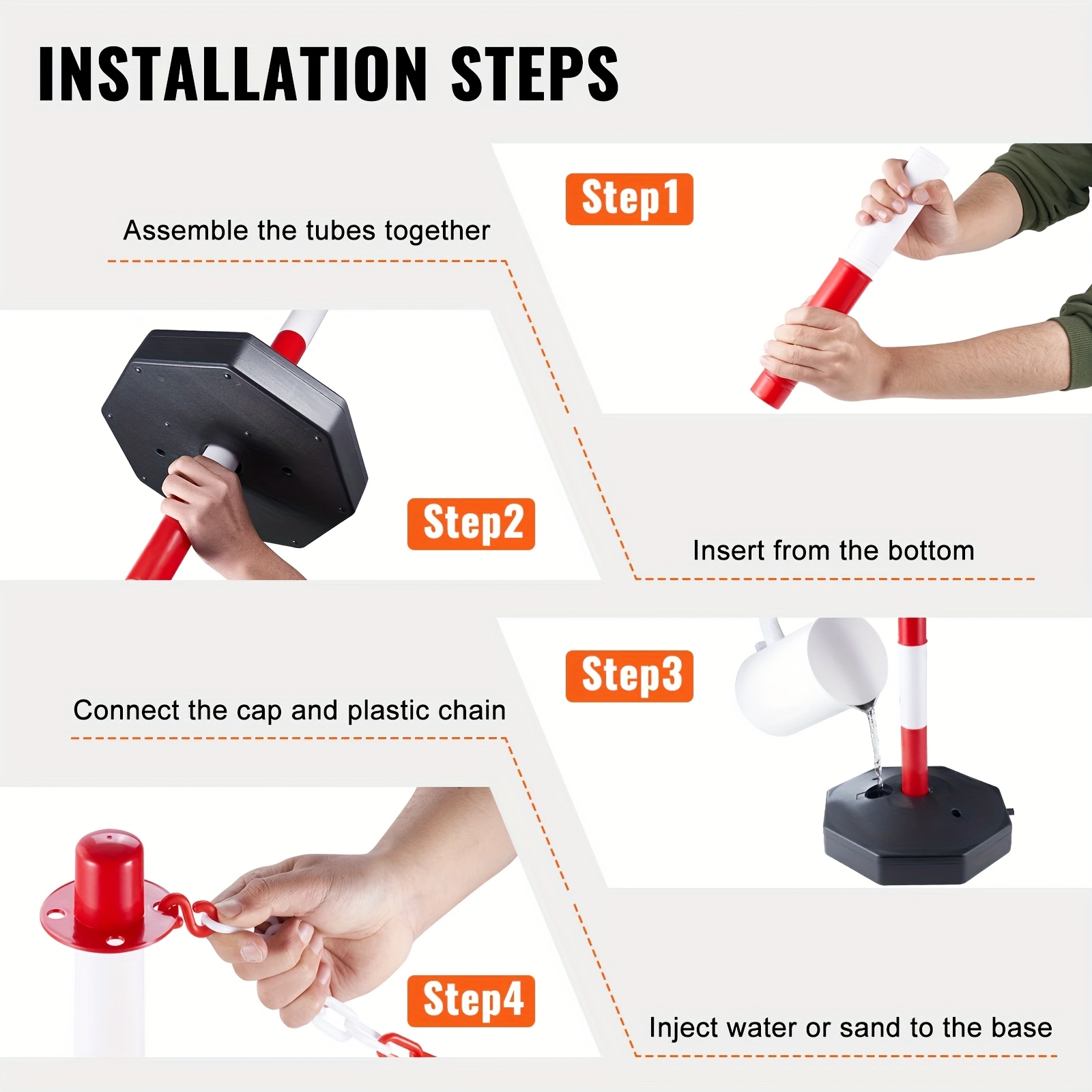 6 Pieces of Traffic Marking Wa - Road Traffic Cone reseña y precio