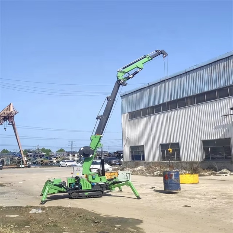 Compact Mini Spider Crane Hydr - Heavy Equipment Electrical reseña y precio