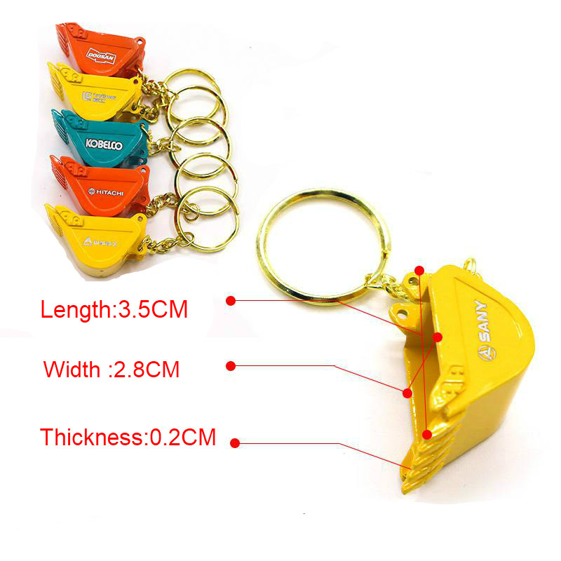20PCS Alloy Bucket Key Chain f - Heavy Equipment Hitachi reseña y precio