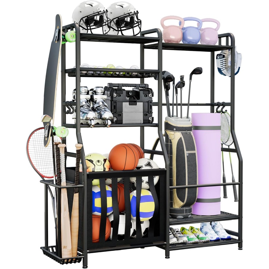 Garage Sports Equipment Organi - Heavy Equipment Storage reseña y precio