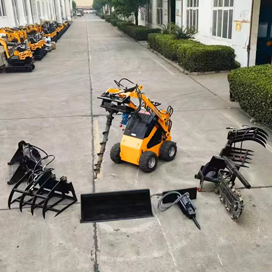 Small Garden Loader Track Mini - Skid Steer Loader reseña y precio
