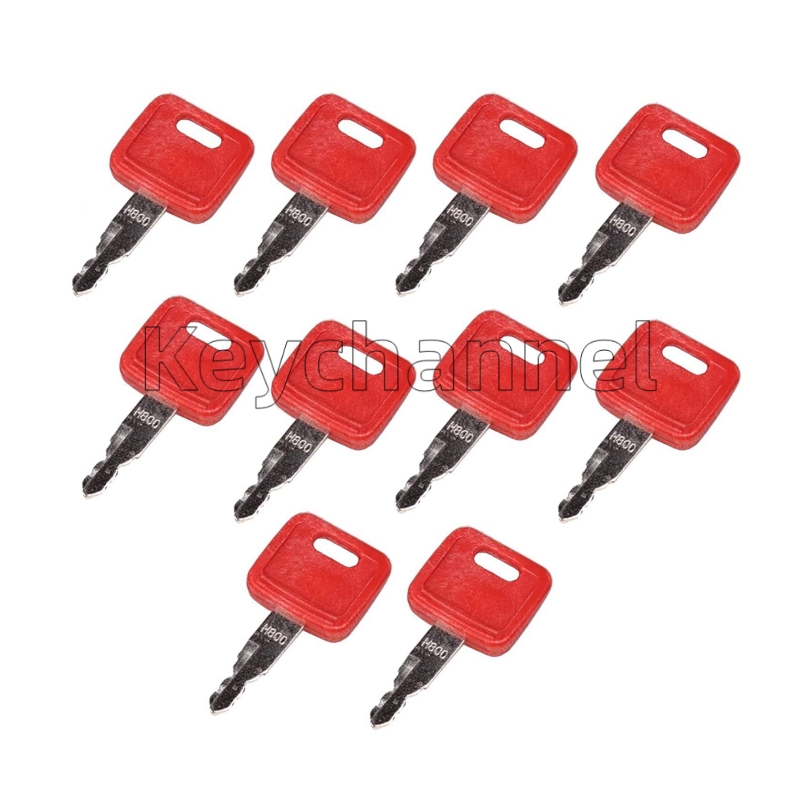 keychannel 10pcs/lot Red Heavy - Heavy Equipment Hitachi reseña y precio