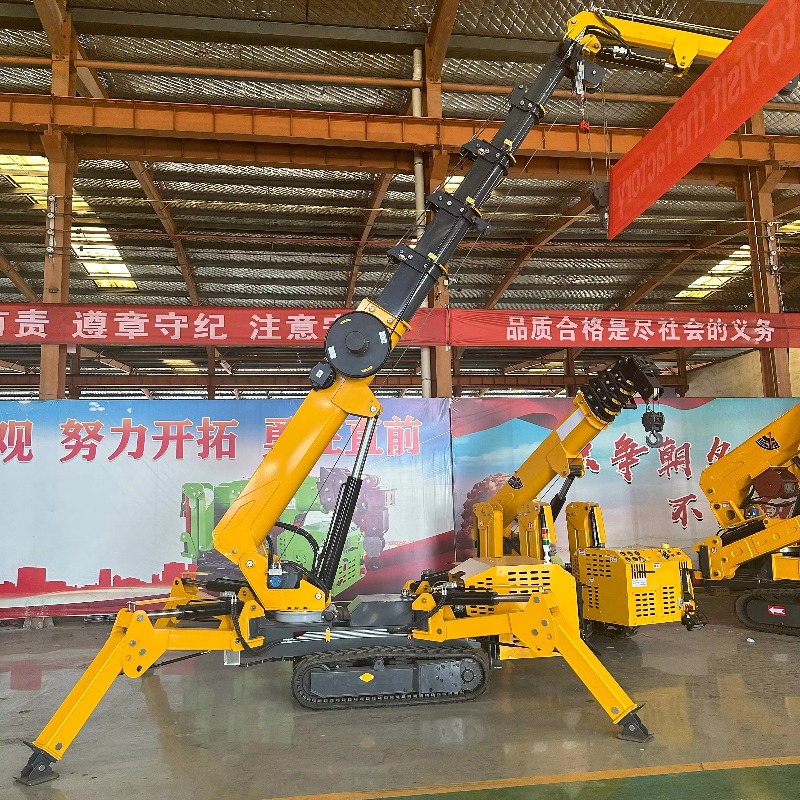 Compact Mini Spider Crane Hydr - Heavy Equipment Electrical reseña y precio