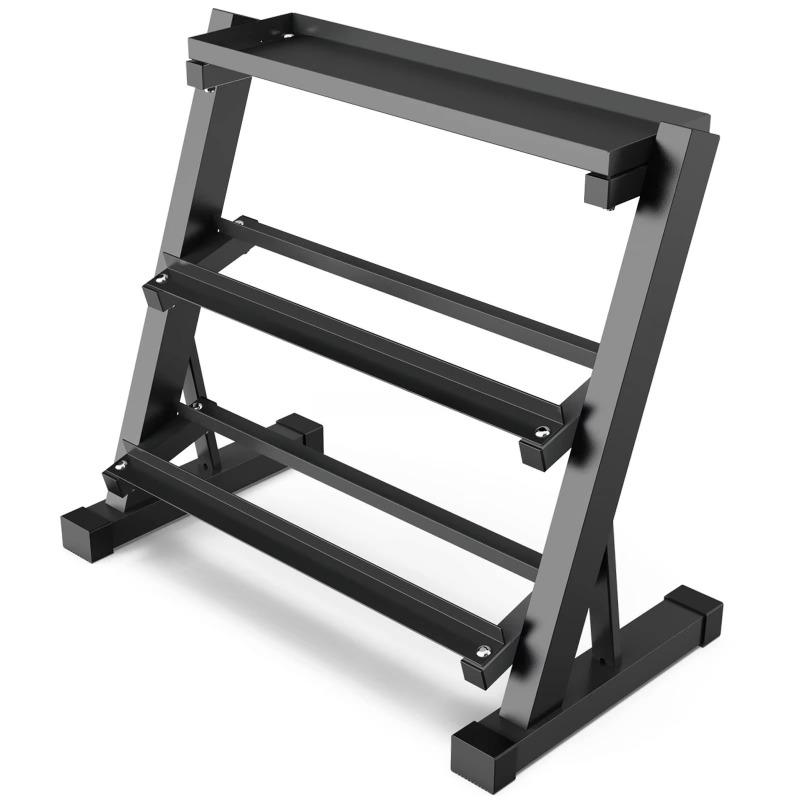 3-Tier Dumbbell Storage Rack 8 - Heavy Equipment Storage reseña y precio