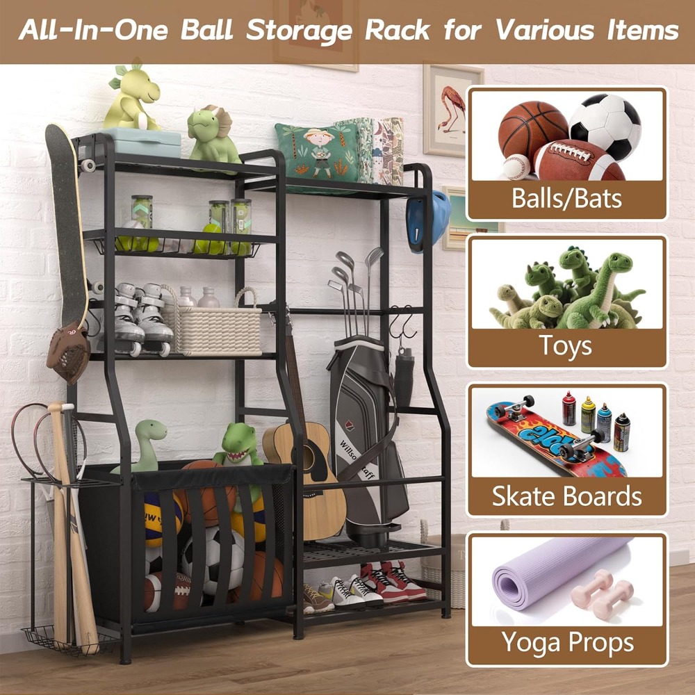 Garage Sports Equipment Organi - Heavy Equipment Storage reseña y precio