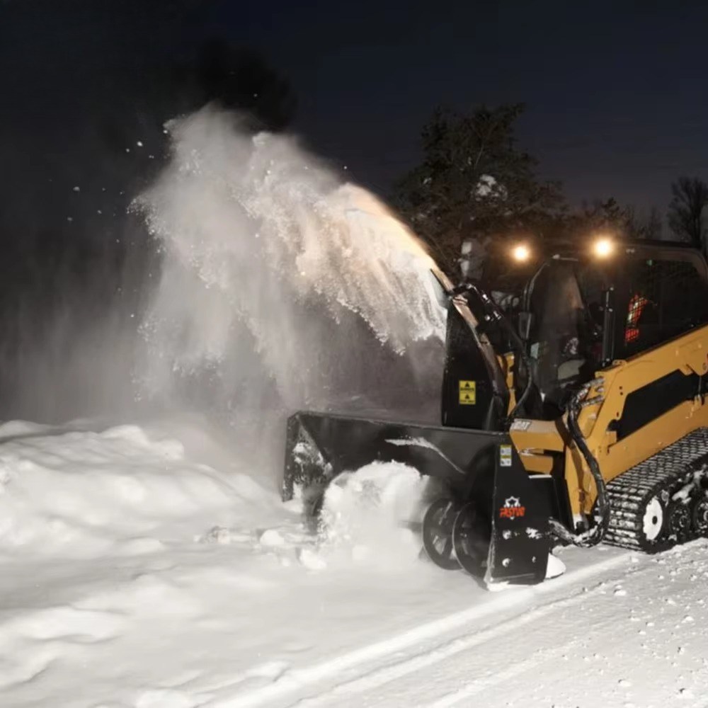 Skid Steer Loader Snow Blower - Skid Steer Loader reseña y precio