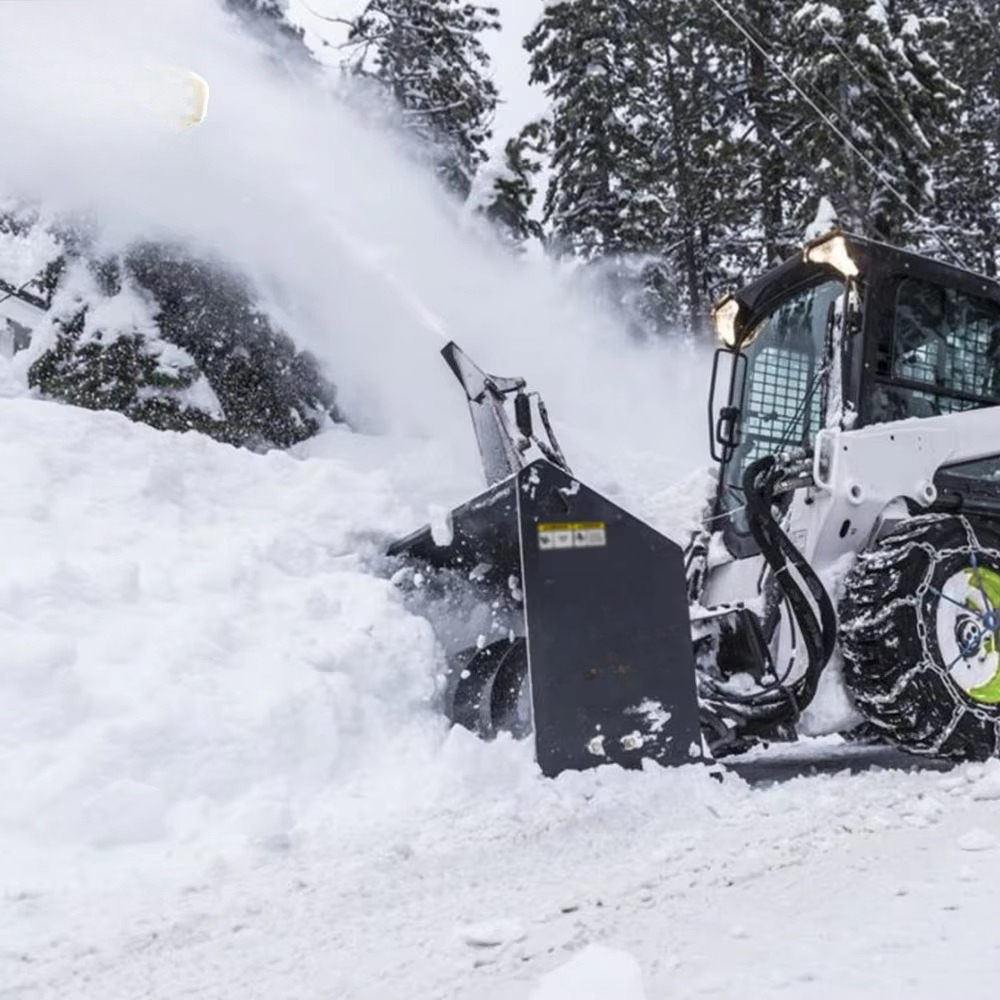 Skid Steer Loader Snow Blower - Skid Steer Loader reseña y precio
