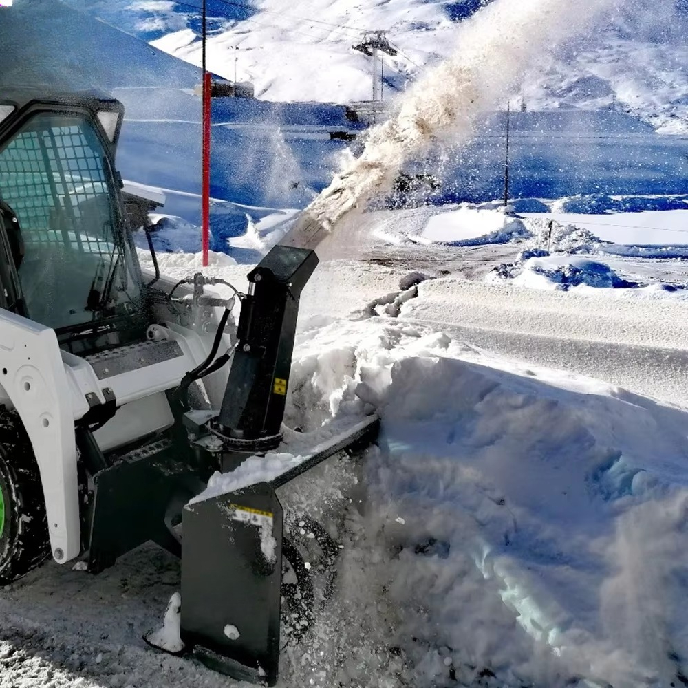 Skid Steer Loader Snow Blower - Skid Steer Loader reseña y precio