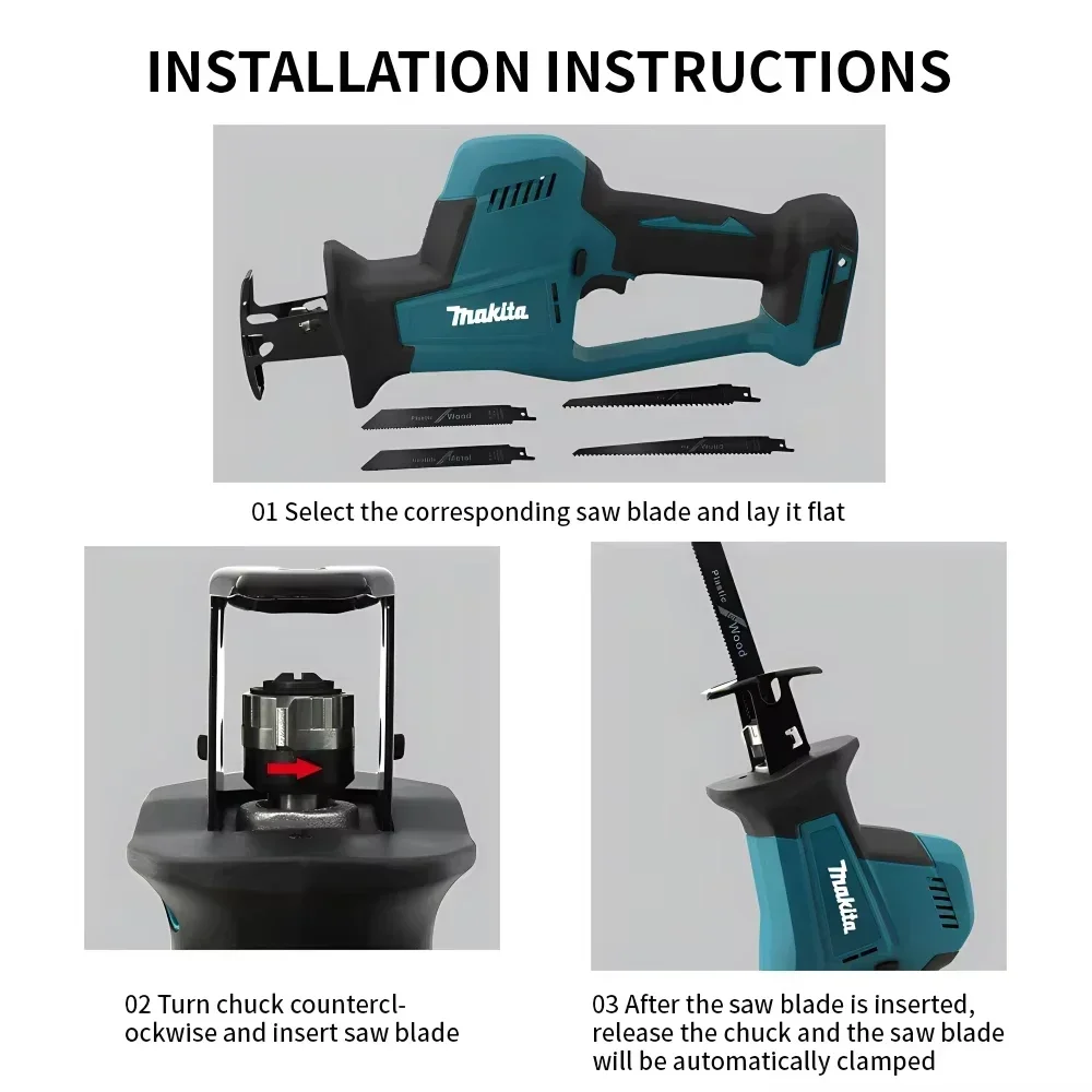 Makita DJR189 18V Cordless Ele - Tools Heavy Equipment reseña y precio