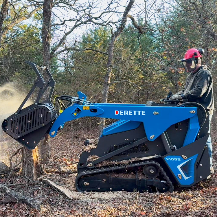 Chinese Factory Forestry Mulch - Skid Steer Loader reseña y precio