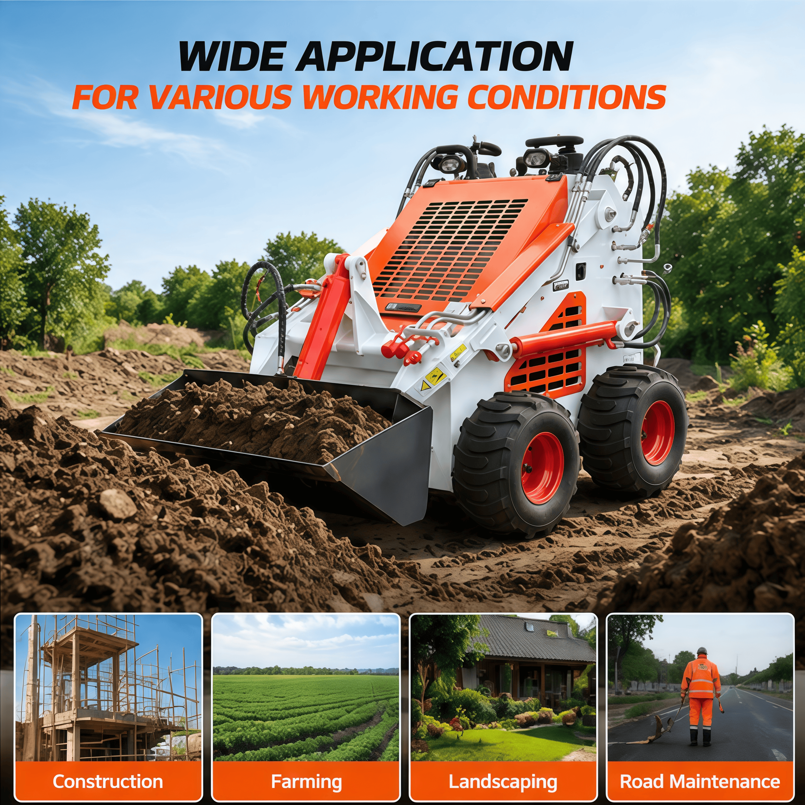 Customizable Product Skid Stee - Skid Steer Loader reseña y precio