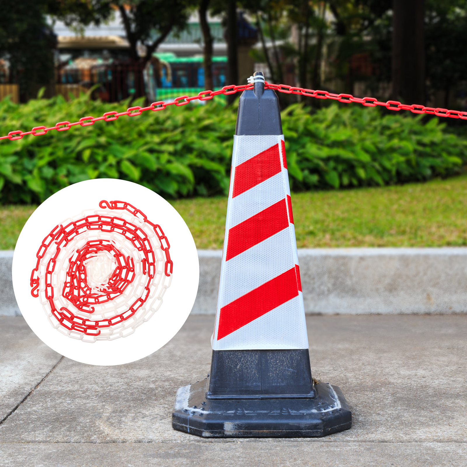 5M Plastic Safety Chain Road C - Road Traffic Cone reseña y precio