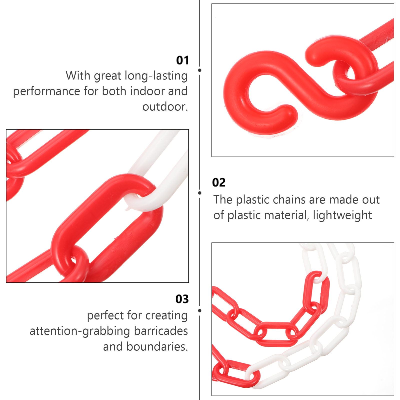 5M Plastic Safety Chain Road C - Road Traffic Cone reseña y precio