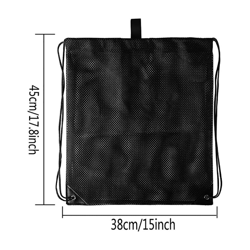 Heavy Duty Mesh Drawstring Bac - Heavy Equipment Storage reseña y precio