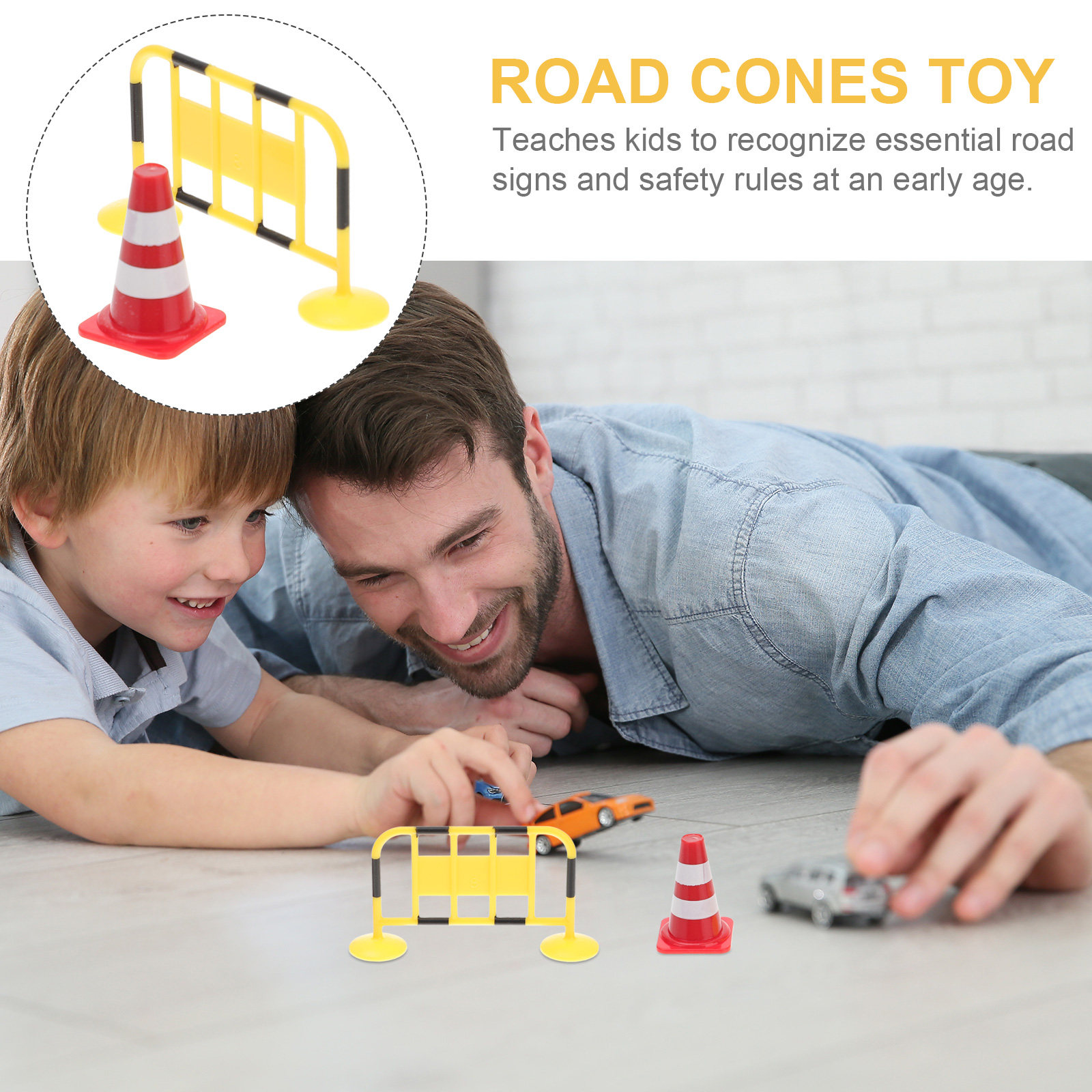 32Pcs Kids Traffic Cognitive E - Road Traffic Cone reseña y precio